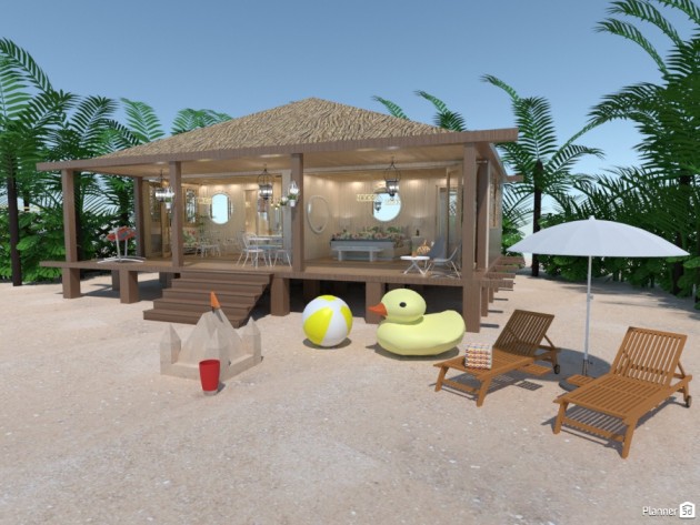 beach backyard