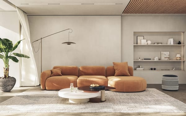 salon en style contemporain