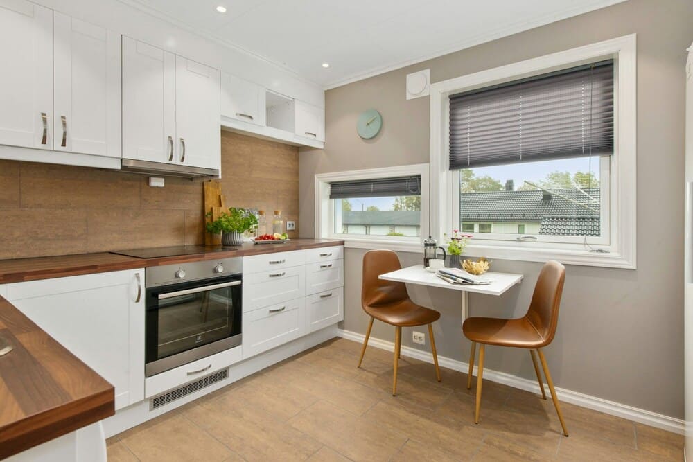small kitchen with optimized space