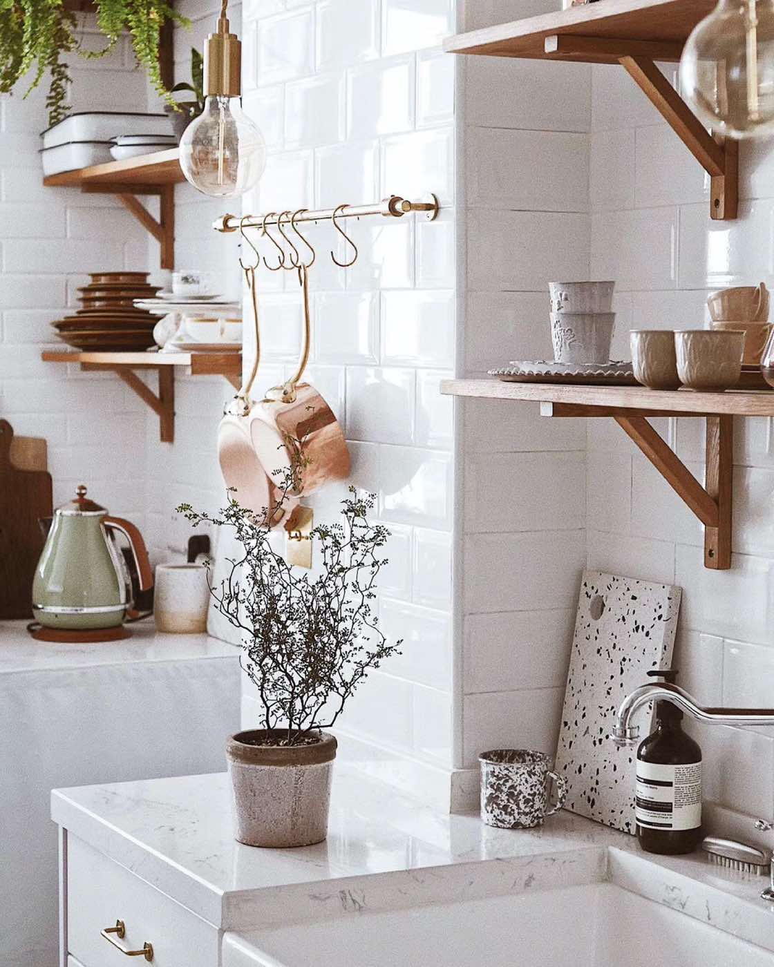 trendy kitchen colors, modern kitchen in white and wood