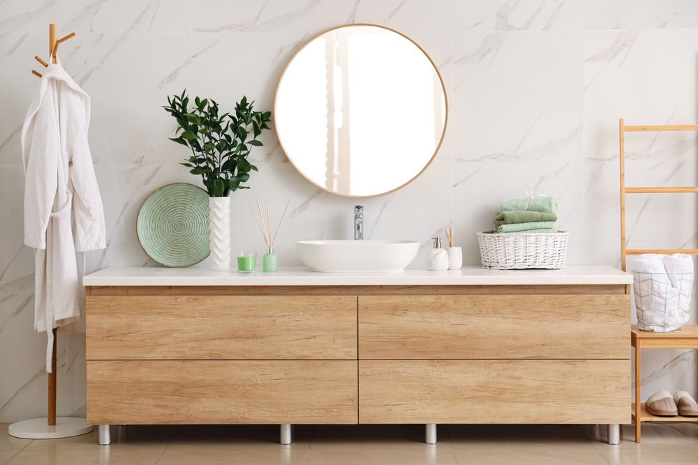Upgrade your bathroom cabinets