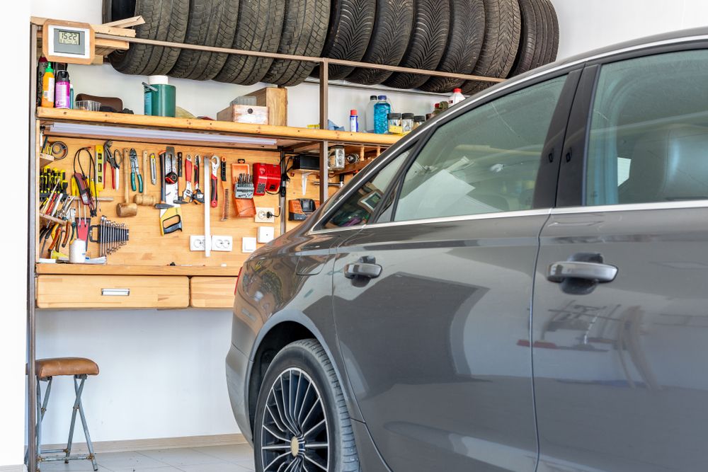 garage ornizer for tools
