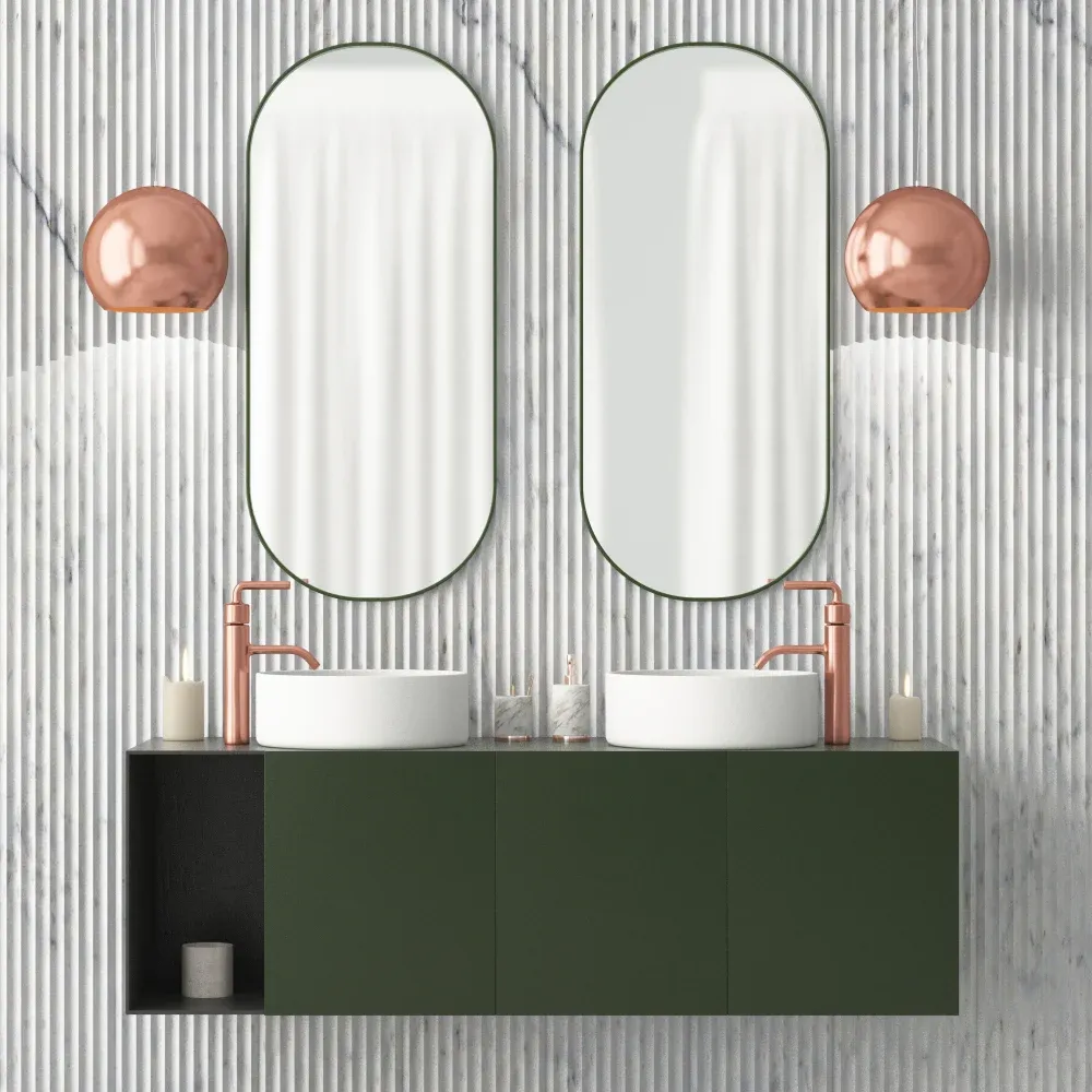 modern art deco bathroom
