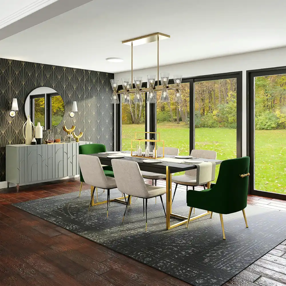 art deco design and finishes